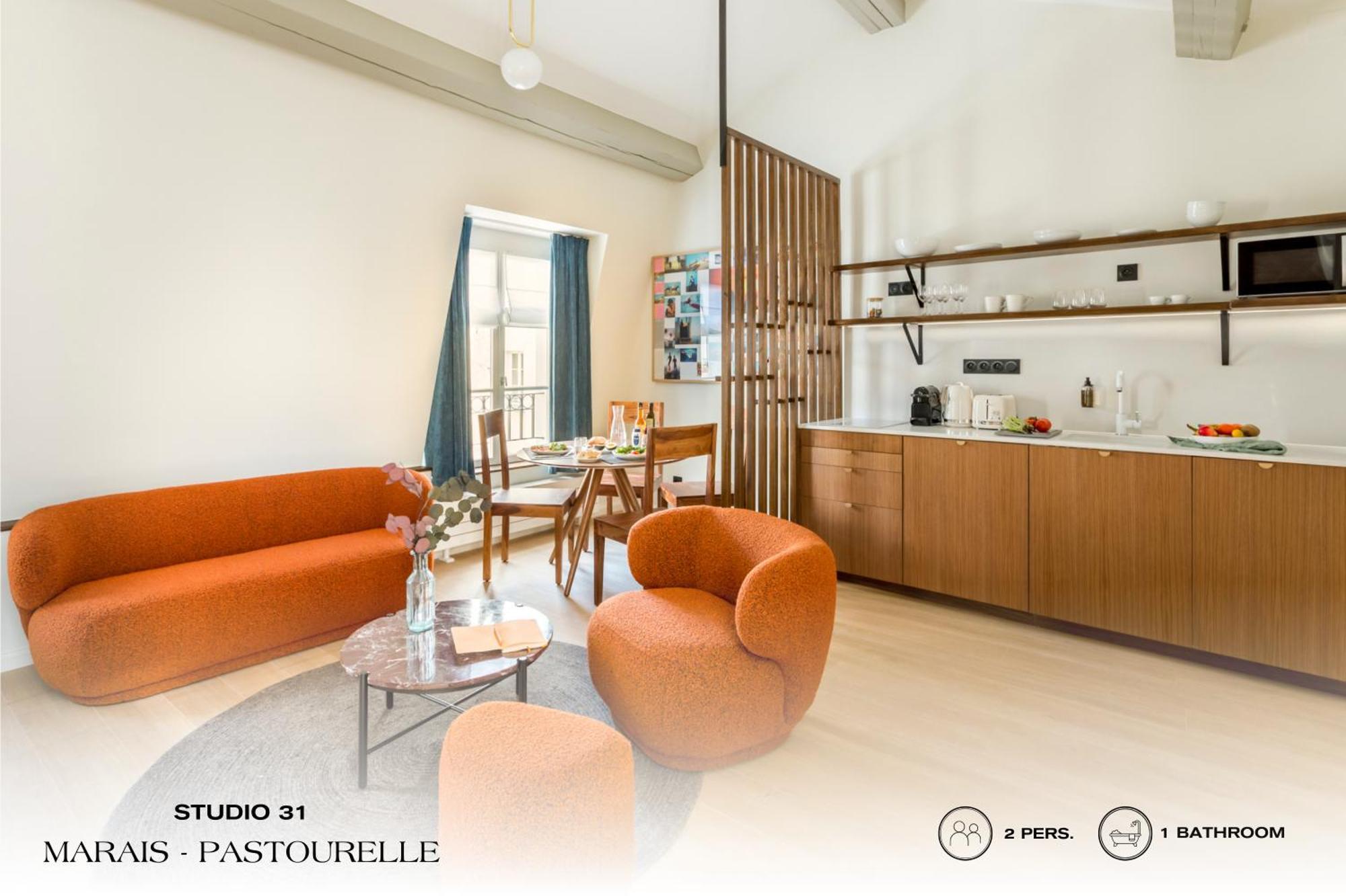 Apartament Beauquartier - Marais, Pastourelle Paryż Zewnętrze zdjęcie