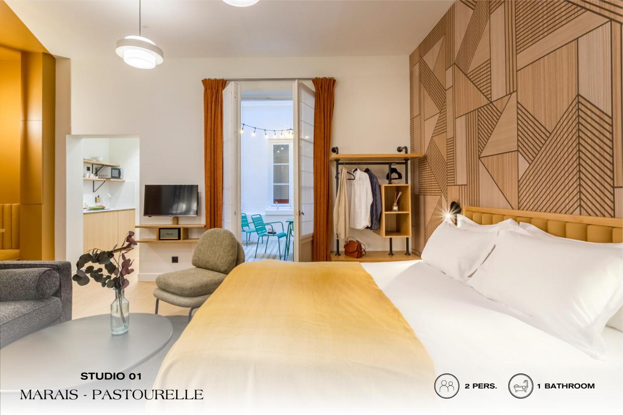 Apartament Beauquartier - Marais, Pastourelle Paryż Zewnętrze zdjęcie