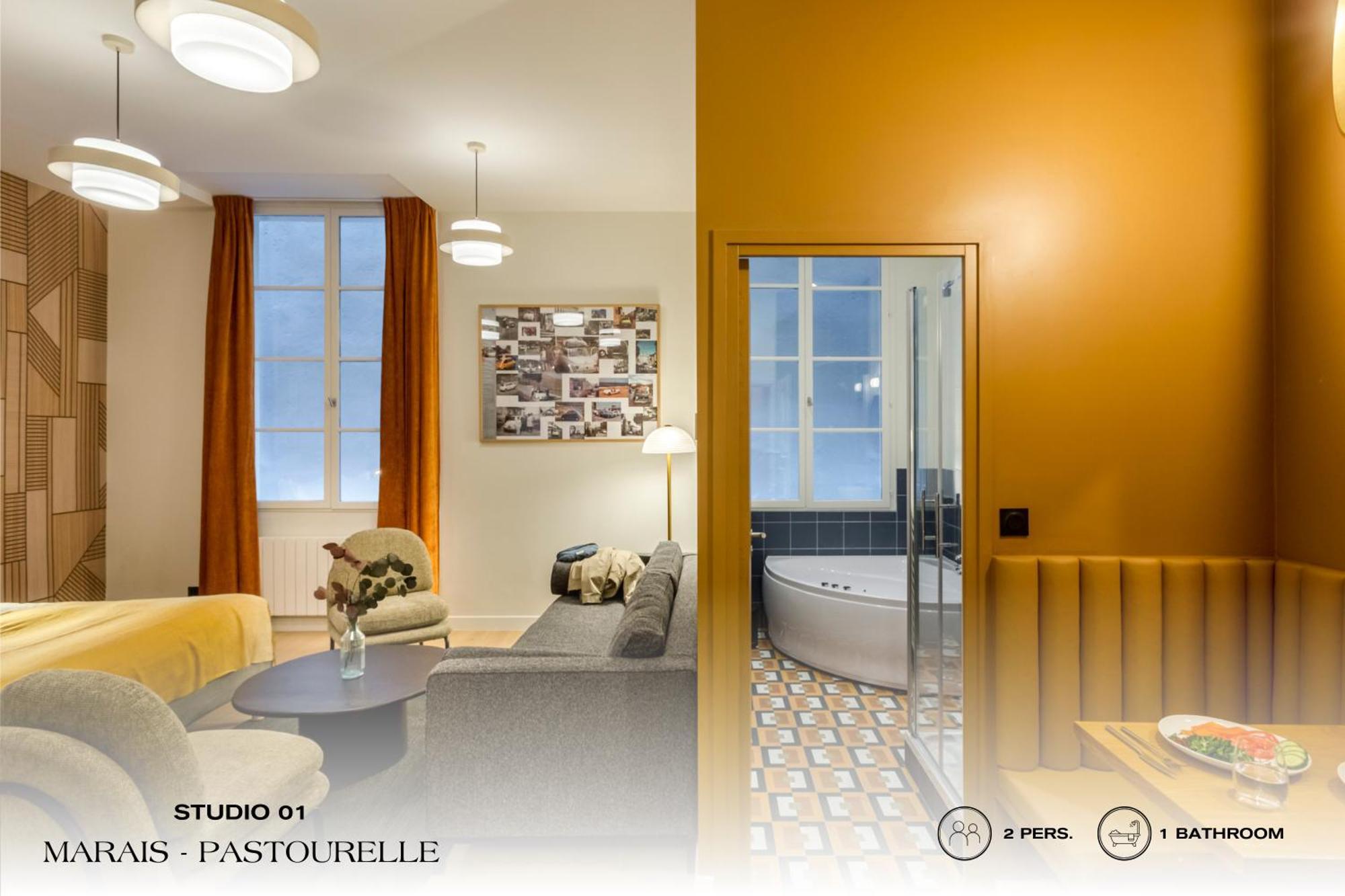 Apartament Beauquartier - Marais, Pastourelle Paryż Zewnętrze zdjęcie