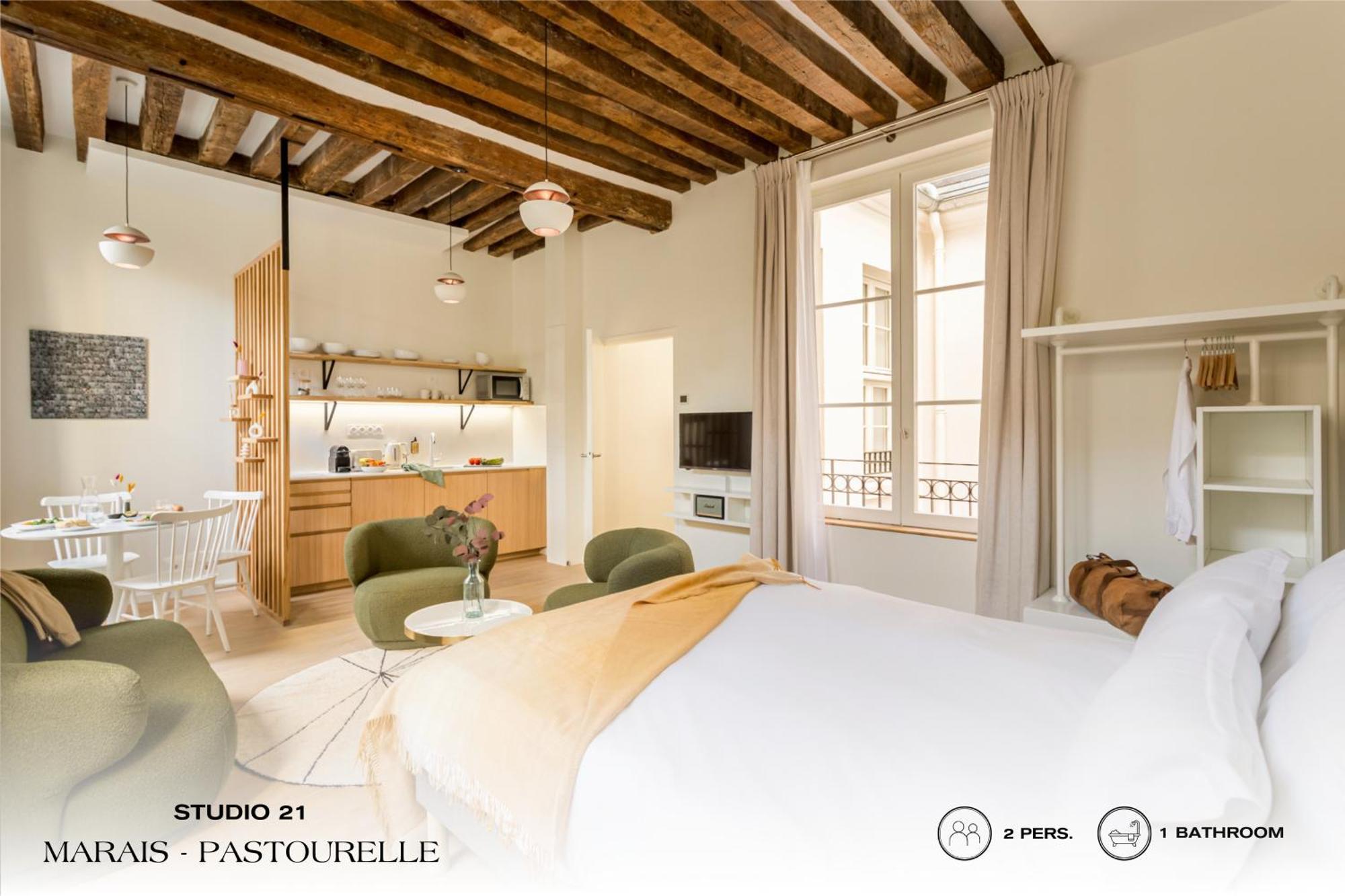 Apartament Beauquartier - Marais, Pastourelle Paryż Zewnętrze zdjęcie